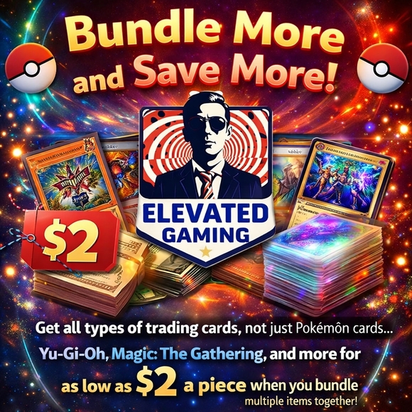 Pokemon Other - Pokemon Trading Cards Bundle - Vibrant Multi-Color Collection